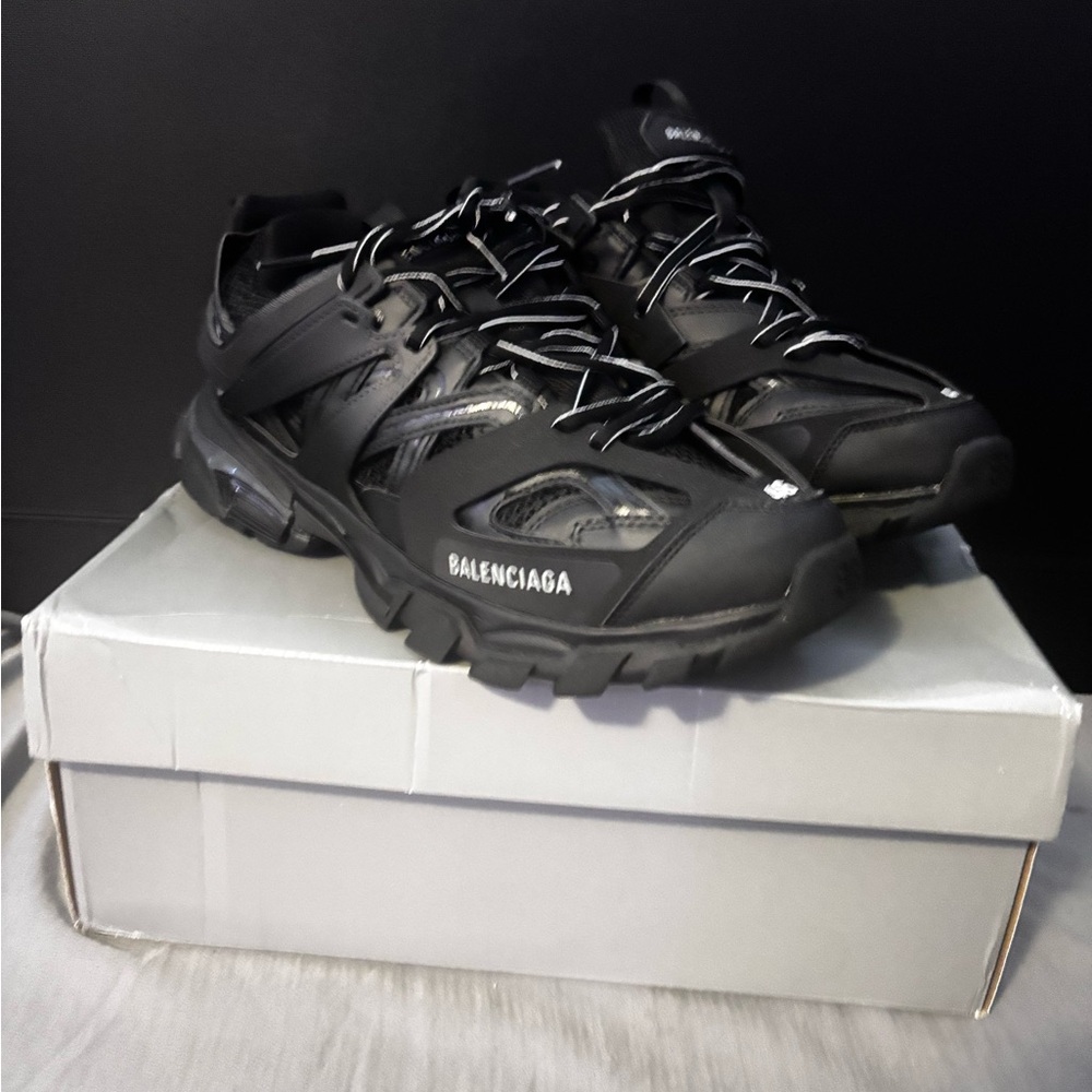 Balenziaga Track Men's Black Athletic Shoes